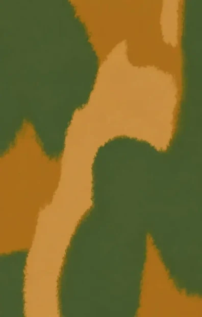 An olive and ochre camouflage pattern